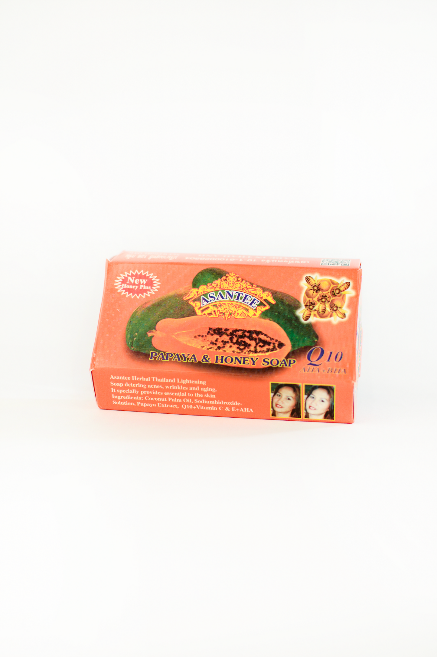 Asantee Papaya & Honey Whitening Soap 125g