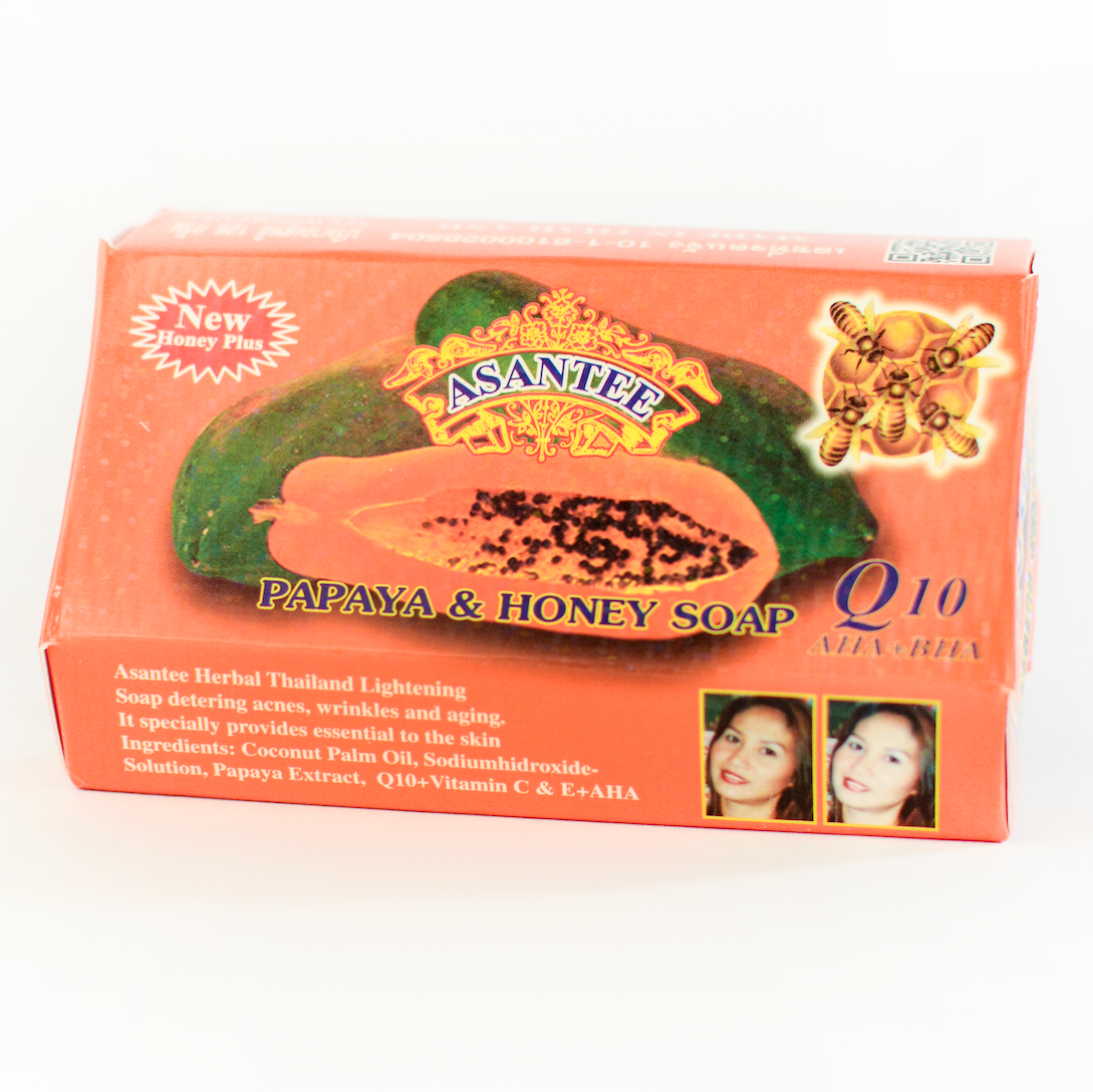 Asantee Papaya & Honey Whitening Soap 125g