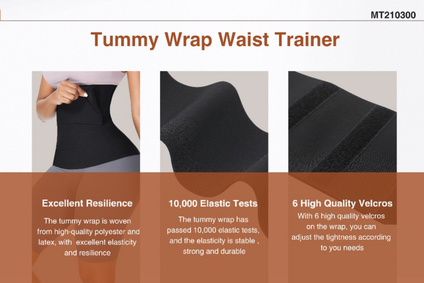 Latex Waist Trainer Wrap Band ONE SIZE